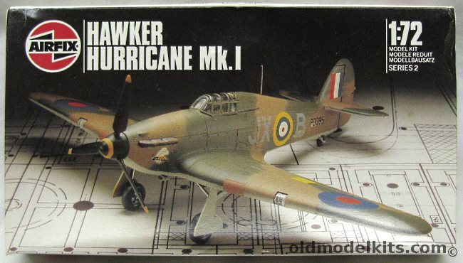 Airfix 1/72 Hawker Hurricane Mk.1 - P3395 1 Sq. Wittering 1940, 02067 plastic model kit